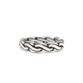 SILK Jewellery - Zilveren Ring - Breeze - 154.17,5 - Maat 17,5