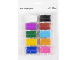 foto van CC Fijne Polymeerklei 10x20 gr Kleurrijk