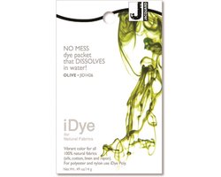 Jacquard textielverf iDye Natural 14 gr olijfgroen voor natuurlijke stoffen.