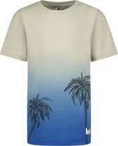 Vingino T-shirt Heggo Jongens T-shirt - Greyish blue - Maat 116