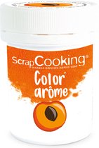 Scrapcooking kleur- en smaakpasta sinaasappel/abrikoos 10g