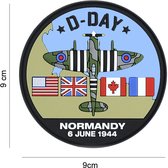 Embleem 3D PVC D-Day Spitfire