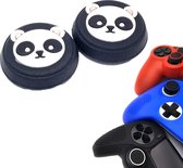 Gadgetpoint | Gaming Thumbgrips | Performance Antislip Thumbsticks | Joystick Cap Thumb Grips | Accessoires geschikt voor Playstation PS4 PS5 & Xbox & Nintendo Pro Controller | Panda - Zwart | Vaderdag Cadeau