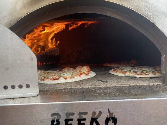 BEEK - Corten 90 - pizzaoven - houtgestookt - Cortenstaal - tot 4 pizza's tegelijk van BEEK — afbeelding 5