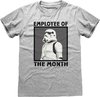 Star Wars Heren Tshirt -L- Employee Of The Month Grijs