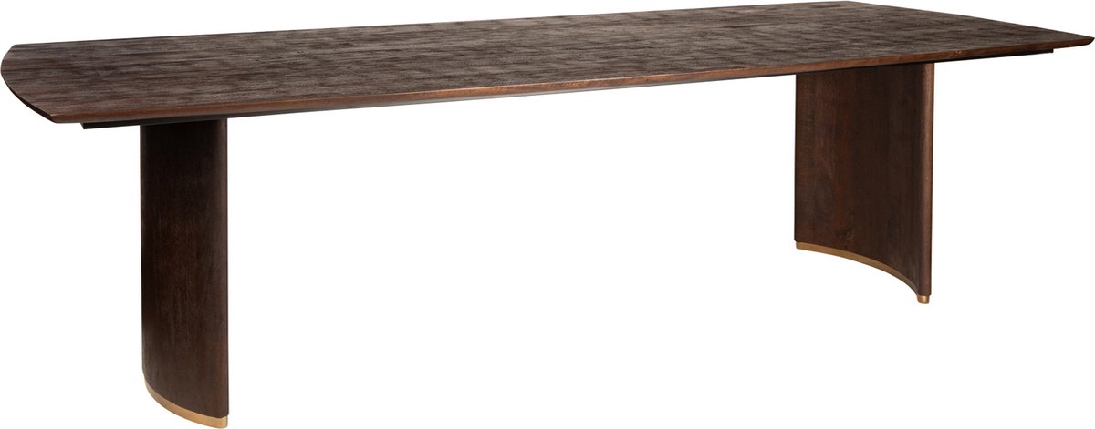 PTMD - Eetkamertafel Ostara - Bruin - 240x100x77cm