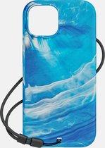 BodyGuardz Carve Marble Magsafe - iPhone 15 - Blue/White