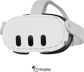 Fritzplay® siliconen bescherming hoesje geschikt voor Oculus Meta Quest 3 - cover - hoes - skin - protector
