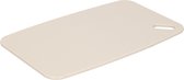 Excellent Houseware Planche à découper - blanc - Plastique - 24 x 15 cm - pour cuisine/alimentation