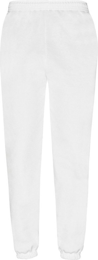 2 Pack Fruit of the Loom - Classic Elastische Joggingbroek - Wit - L