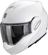Scorpion EXO-TECH EVO PRO SOLID Pearl white - Maat S - Integraal helm - Scooter helm - Motorhelm - Wit