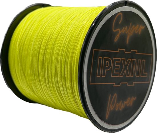 IPEXNL Max power 2 PE super fil de pêche tressé JAUNE - 27,2 kg - 0,40 mm de 300 mètres type 6 fabriqué par SK