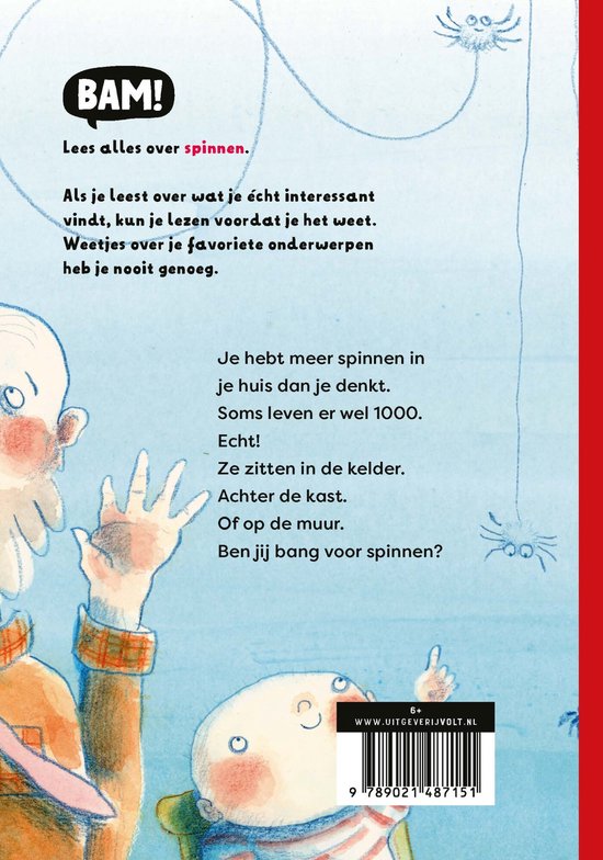 BAM! Ik lees - Spinnen zijn niet eng