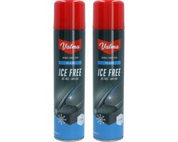 Valma Ruitenontdooier spray - 2x - voor auto - 400 ml - antivries sprays - winter/vorst/bevriezen
