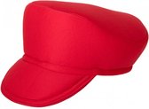 PartyXplosion Verkleed hoedje/petje voor een Loodgieter - rood - volwassenen - cartoon en strip/game figuren