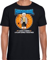 Bellatio Decorations Verkleed t-shirt voor heren - Hannibal - a team - tv serie - i love it when L
