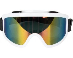 PartyXplosion Carnaval/verkleed Apres Ski bril - wit - volwassenen - kunststof - party brillen