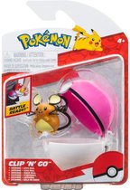 Pokémon - Figurine de jeu - Clip 'N' Go - Dedenne