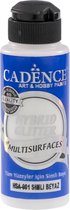 Cadence Hybrid Acrylverf Glitter Gold 120 ml White