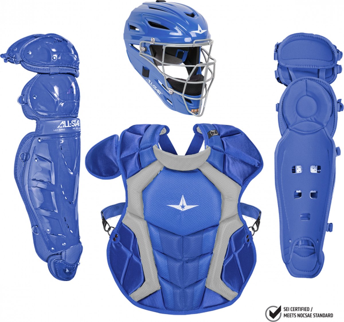 All Star CKCCPRO4 Classic Professional Catcher's Color Royal
