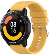 By Qubix 22mm - Siliconen sportband - Geel - Huawei Watch GT 2 - GT 3 - GT 4 (46mm) - Huawei Watch GT 2 Pro - GT 3 Pro (46mm)