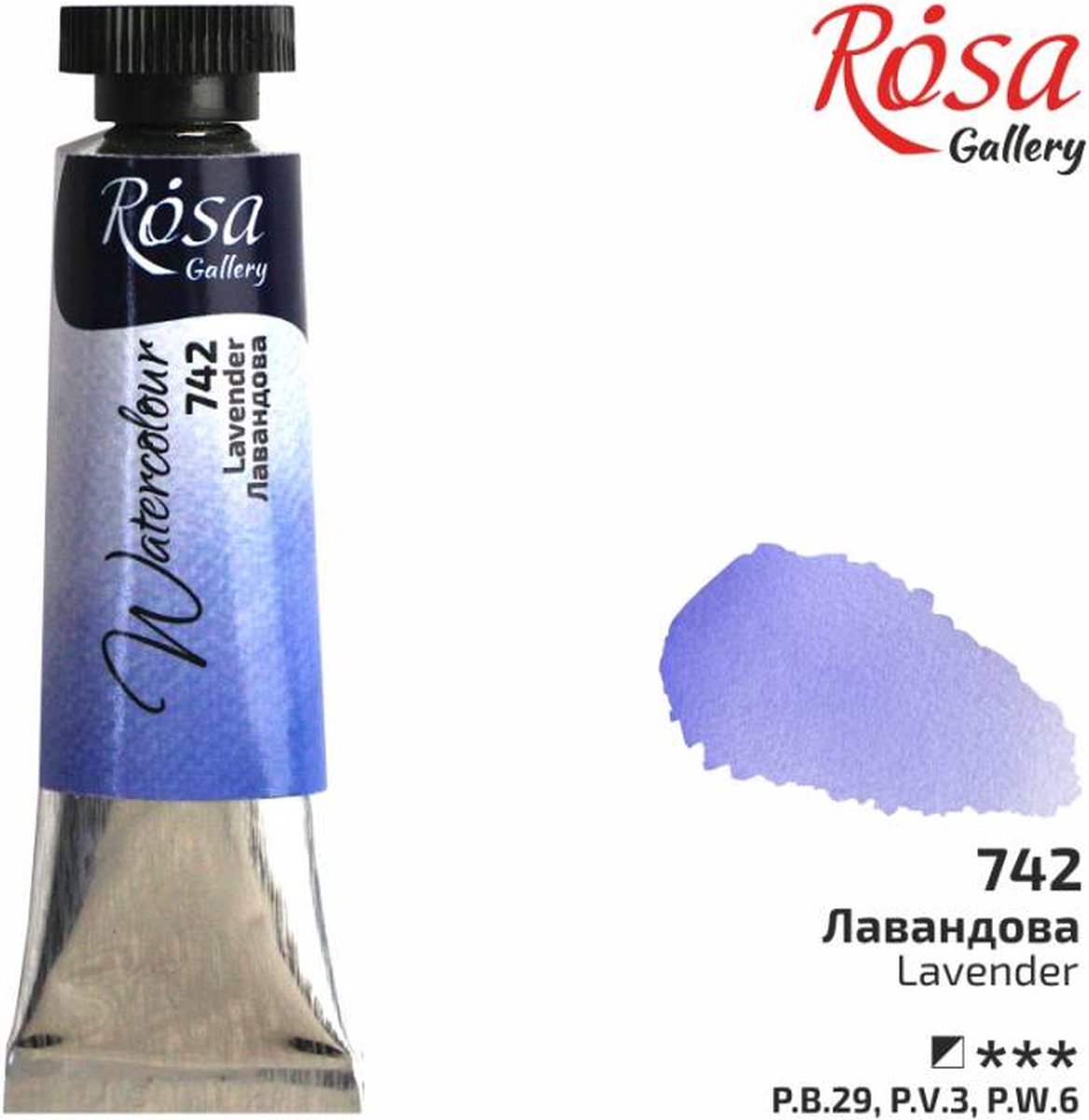 Rosa Gallery Aquarelverf Tube 10 ml Lavendel