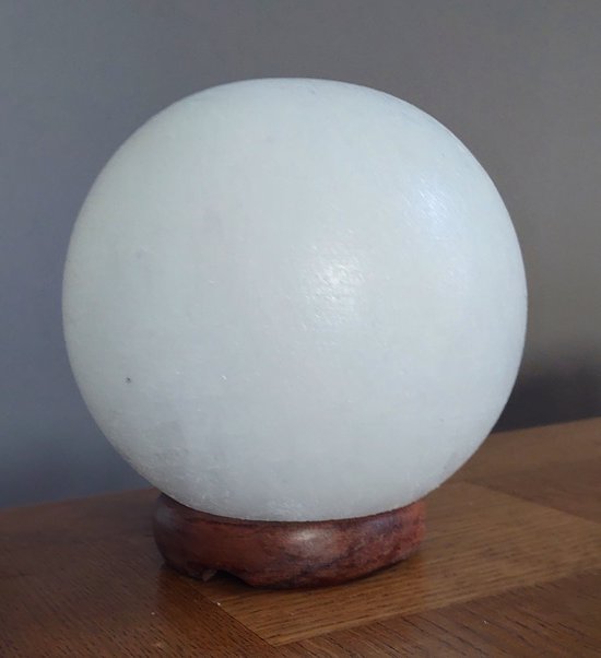 Lampe au sel de Himalaya planète XL - Selnature - environ 4 kilos avec  câble et ampoule