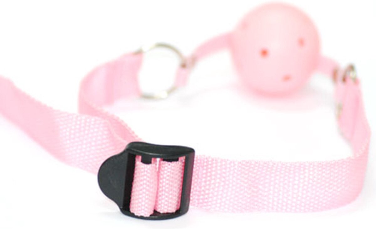 Goedkoopste Gagball Roze - Leuk voor sex spelletjes - Voor koppels - SM - Bondage - Roze - Fetish - Kant - Sex speeltjes - Erotiek - Sex toys - Voor mannen en vrouwen - Kinky