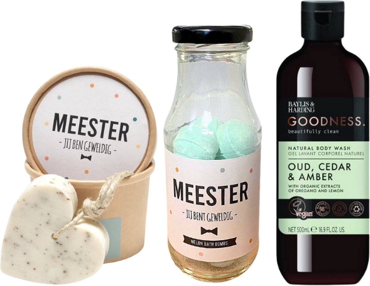 Goedkoopste Meester Cadeauset Meester Jij Bent Geweldig!