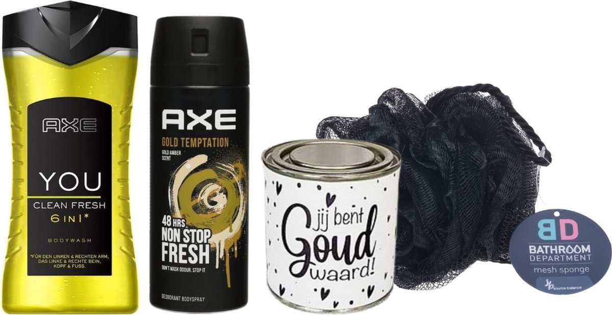 Goedkoopste Axe Cadeauset Jij Bent Goud Waard