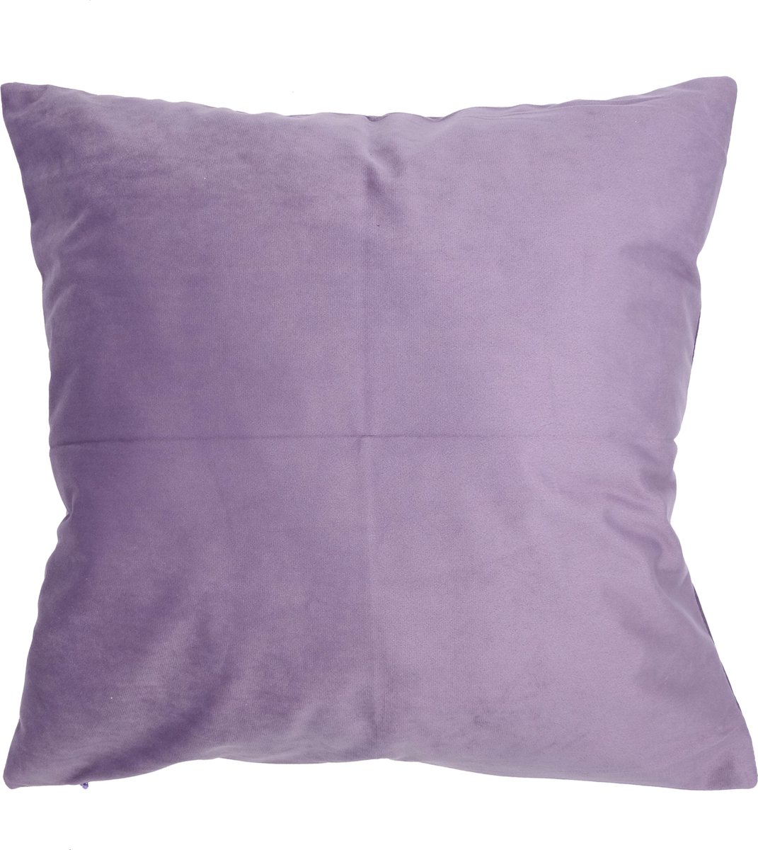 Velvet Kussenhoes | Fluweel | Lila | 100% Polyester | 45 x 45 cm | Exclusief binnenkussen