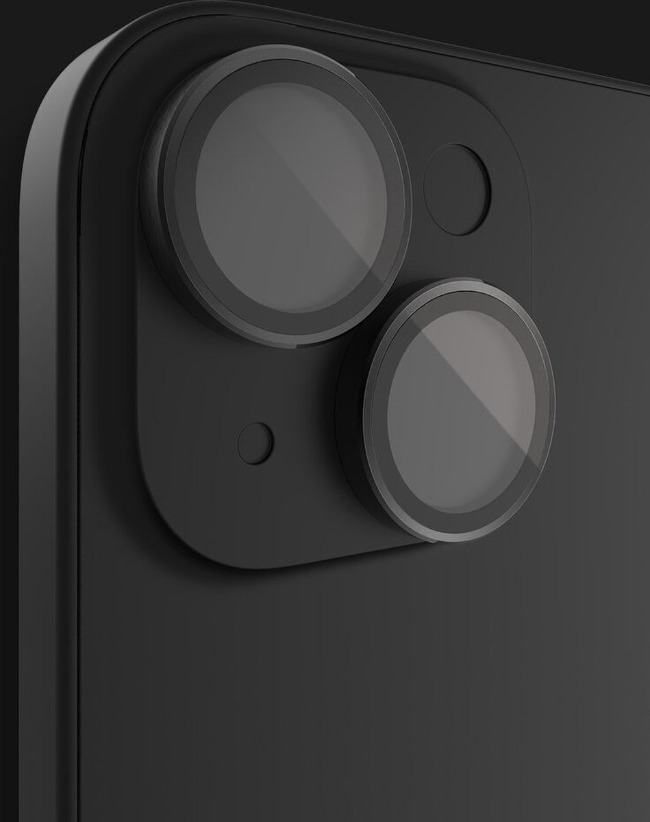 BodyGuardz Apex Camera Beschermers iPhone 15 & 15 Plus – Kras- en Valbestendig – Helder Beeldkwaliteit – Eenvoudige Installatie zonder Gedoe - Zwart