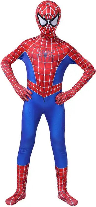 Superheldendroom - Spider-Man 2 - 110/116 (4/5 Jaar) - Verkleedkleding - Superheldenpak