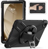Case2Go - Étui pour tablette adapté à Samsung Galaxy Tab A9 Plus (2023) - Étui Heavy avec dragonne - Zwart