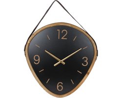 Boutique Trukado - Retro Wandklok met Leren band 