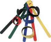 Klotz kabel klitteband Stoffoog, kleuren 5 stuk, KKL225-9 - Kabelbinding