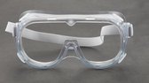 Outlook YC001 - Veiligheidsbril met ventilatienoppen 10 stuks - lichtgewicht universele pasvorm - CE Gecertificeerd - kristalhelder ontwerp - niet voor medische doeleinden