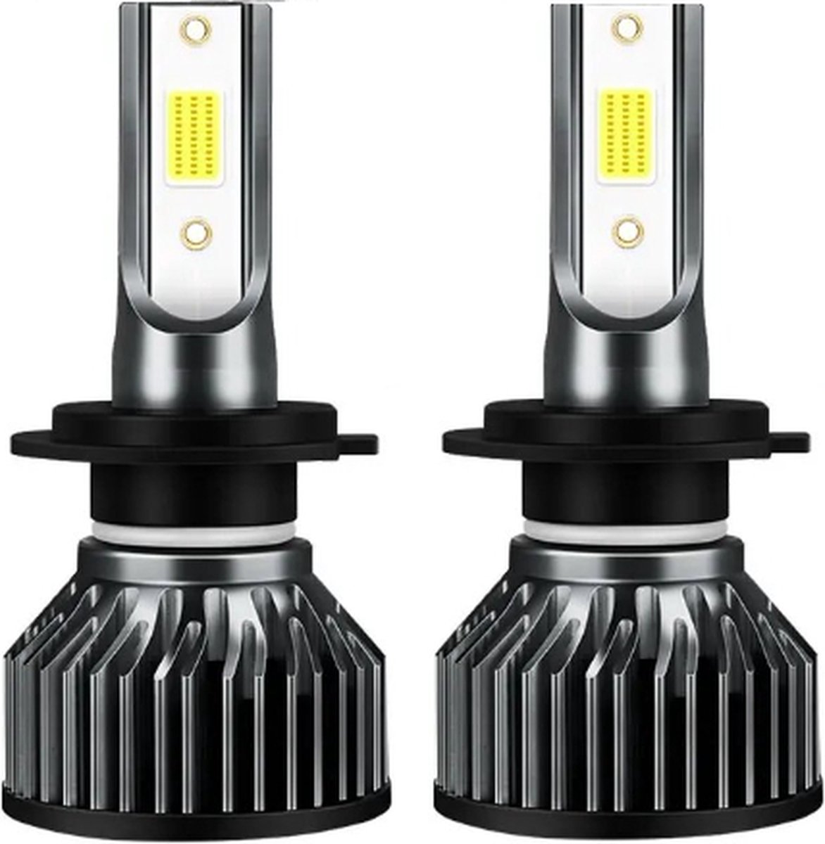TLVX H7 55Watt Mini LED lampen – Canbus – Koplampen – Motor - Headlights - 8000K - Wit licht – Autoverlichting – 12V – 55w halogeen vervanger - Dimlicht – Grootlicht – 28.000 Lumen (2 stuks)