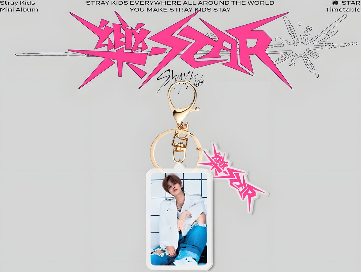 Stray Kids ROCK-STAR Keyring Acrylic Keychain variant 8 [Sleutelhanger]