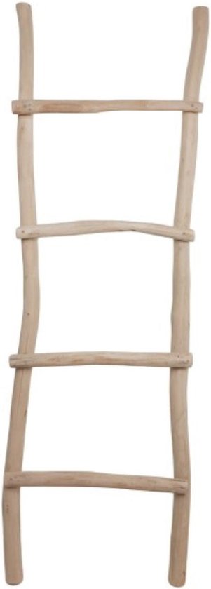 Decoratieve ladder - teak - 50x6x150 - Wood Selections