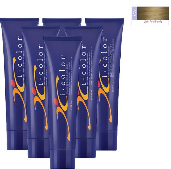 ISO i color Permanent Conditioning Crème Color 60ml 8AA Light Ash ...