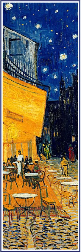 Kunstdruk Vincent van Gogh - Café de Nuit 25x70cm