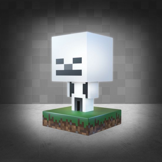 Minecraft - Skeleton Icon Lamp - Tafellamp - Nachtlamp - 10 cm van Merkloos — afbeelding 3