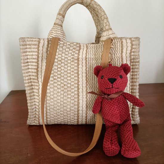 Kinretixia Teckel sleutelhanger in kunstleer met chocoladehanger, schattige Y2K tas voor dames, sleutelhanger voor verjaardag, esthetisch accessoire