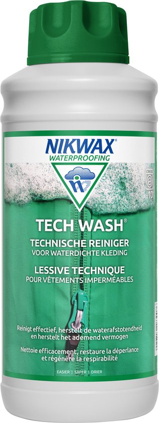 Nikwax Tech Wash  - wasmiddel voor waterafstotend materiaal - 1 liter - Nikwax