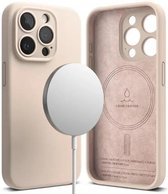 Ringke Silicone Hoesje Geschikt voor Apple iPhone 15 Pro | Compatible met MagSafe | Back Cover Hoesje | Siliconen | Roze