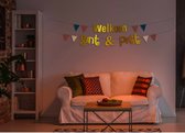 Folat - Letterslinger 'Welkom Sint & Piet - 1,5 meter