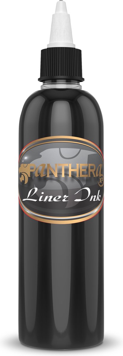 Panthera Ink - Liner Ink 30ml | Premium Professionele Tattoo Inkt | Reach & Vegan | Stick en Poke | Handpoke Tatoeage Inkt | Tattoo set | PMU | Permanente Make-up | Geschikt voor Machine Cartridges & Needles | Liner | Shader