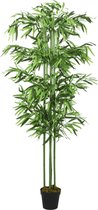 vidaXL-Kunstplant-bamboe-384-bladeren-120-cm-groen
