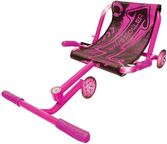 Foto: Roze waveroller skelter wave roller roller ligfiets kart skelter buitenspeelgoed ligfiets voor kinderen van ca 3 14 jaar 